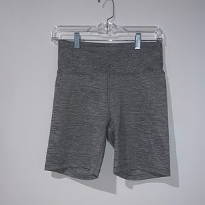 Gray Biker Shorts